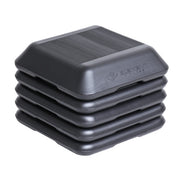 Element Fitness stackable aerobic stepper set in black
