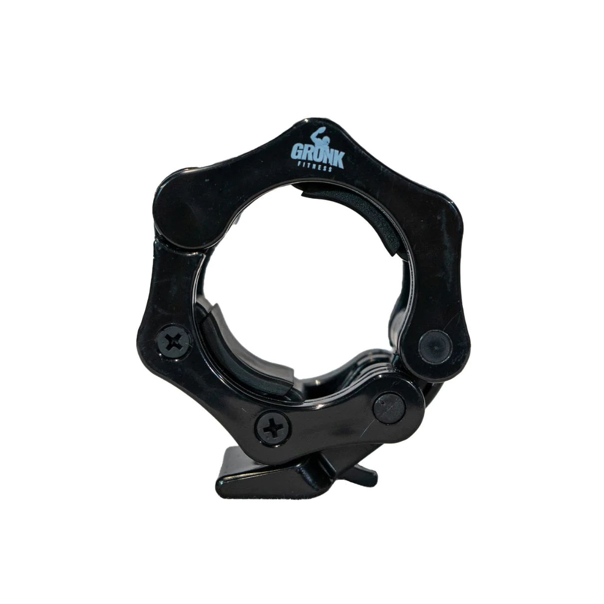 Gronk Fitness Bar Collars, Olympic Clamp - Black Gronk Fitness Products Lifting bar attachments (eg landmine, row handles, chains, collars, sleeves, barbell pad, manta ray) gronkfitness_bar-collars-black_main