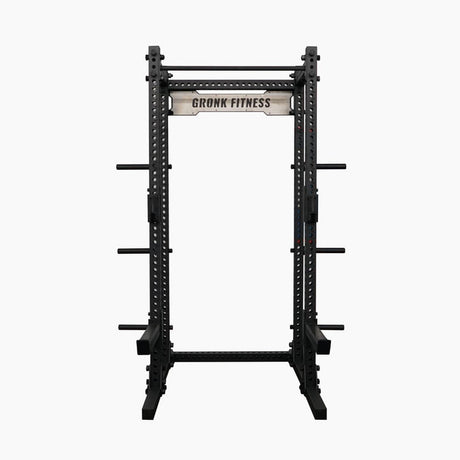 Gronk GridIron Series - Half Rack w/ Dip/Landmine Attachments Gronk Fitness Products Simple Basic Half / Power Rack, Smith gronkfitness_gridiron-series-half-rack-w-dip-landmine-attachments_main