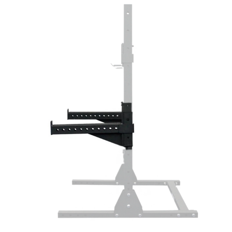 Gronk Spotter Arm Attachment for Squat Rack Gronk Fitness Products J-hooks, dip attachments, etc gronkfitness_spotter-arm-attachment-for-squat-rack_main