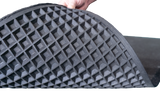 Guardian Shok-Lok 4' x 6' Interlocking Rubber Tile - Final Stock Guardian Mats; padded exercise and aerobic mats guardian_shoklok_installed_1