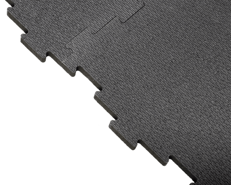 Guardian VersaTile 12mm Rubber Tile - Gray Guardian Equipment Mats, large non-padded interlocking mats guardian_versatile12mm_installed_1