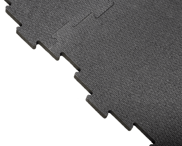 Guardian VersaTile 12mm Rubber Tile - Gray Guardian Equipment Mats, large non-padded interlocking mats guardian_versatile12mm_installed_1