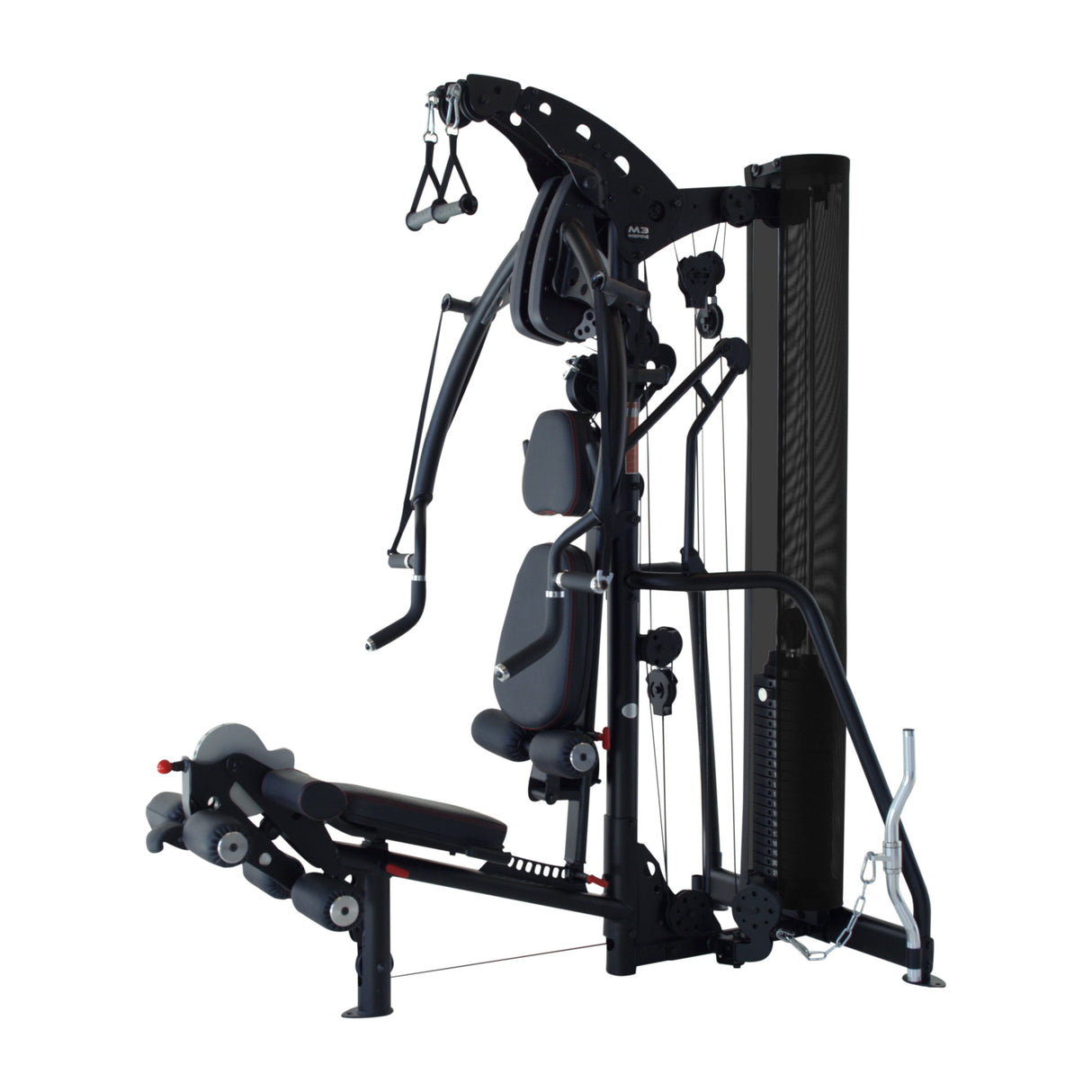 Inspire M3 Multi Gym with leg press — front three-quarter view