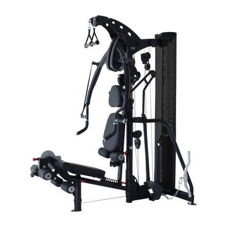 Inspire M3 Multi Gym with leg press — front three-quarter view