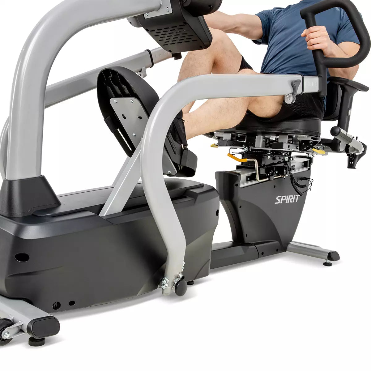 Spirit Fitness CRS800S Recumbent Stepper w/ Swivel Seat - Final Stock Spirit Steppers, recumbent steppers, Heavy , commercial l-f_3-4_bottom__jpg_7b21cd2d-7248-492a-997d-f3cac366cf8b