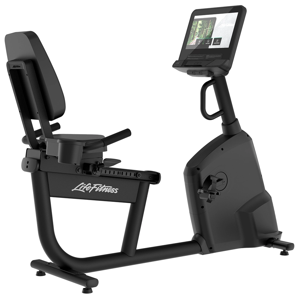 Life Fitness Atmos Recumbent Bike Home Edition with SE4 16-inch console