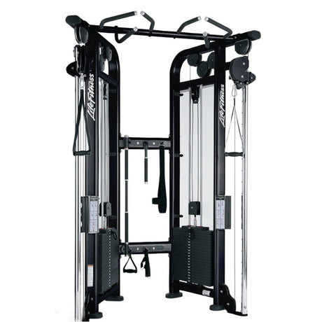 Life Fitness CMDAP Dual Adjustable Pulley Machine Life Fitness Home Gym, Small; Single stack or a-frame double stack (functional trainer). 5 functions or less life-fitness_cmdap-dual-adjustable-pulley-machine_main