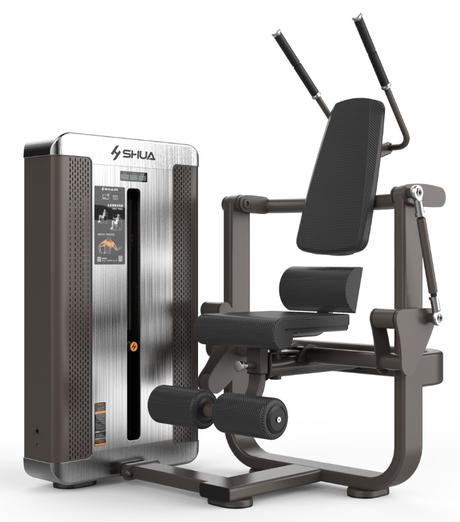 Shua G8814 Abdominal selectorized machine, studio render 2 of 3