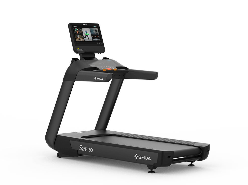 Shua T9100 Treadmill, 32in Touch, studio render 1 of 4
