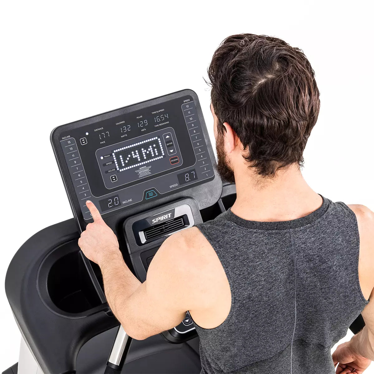 Spirit CT800 Treadmill - Final Stock Spirit Treadmill; Residentail Commercial Frame over 350lbs spirit_ct800-treadmill_view-3_4c86072e-2b57-4484-b8c0-bea6be666e29