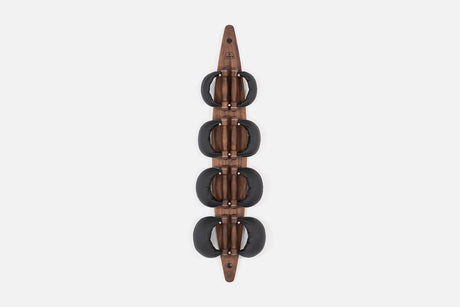 Nohrd - SwingBells Board Walnut Black NOHrD Dumbell racks, power block stand, plate and bar storage, kettlebell racks, ball racks swing-board-walnut_black