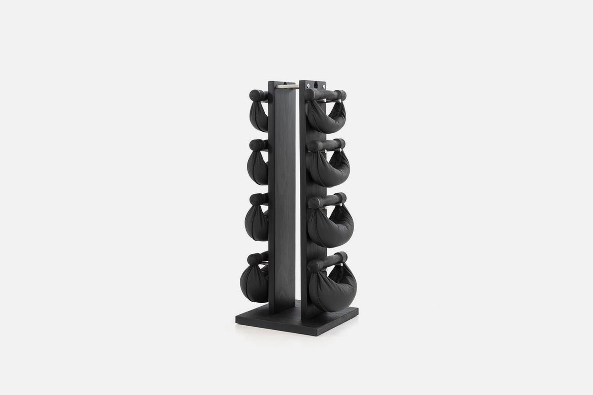 Nohrd - SwingBells Tower Shadow NOHrD Dumbell racks, power block stand, plate and bar storage, kettlebell racks, ball racks swing-turm-shadow-1-grey