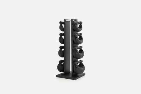 Nohrd - SwingBells Tower Shadow NOHrD Dumbell racks, power block stand, plate and bar storage, kettlebell racks, ball racks swing-turm-shadow-1-grey