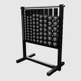 Troy MDR Lockable Vinyl/Neoprene Dumbbell Rack Troy Dumbell racks, power block stand, plate and bar storage, kettlebell racks, ball racks troy_aerobic-pac-rack_view-3