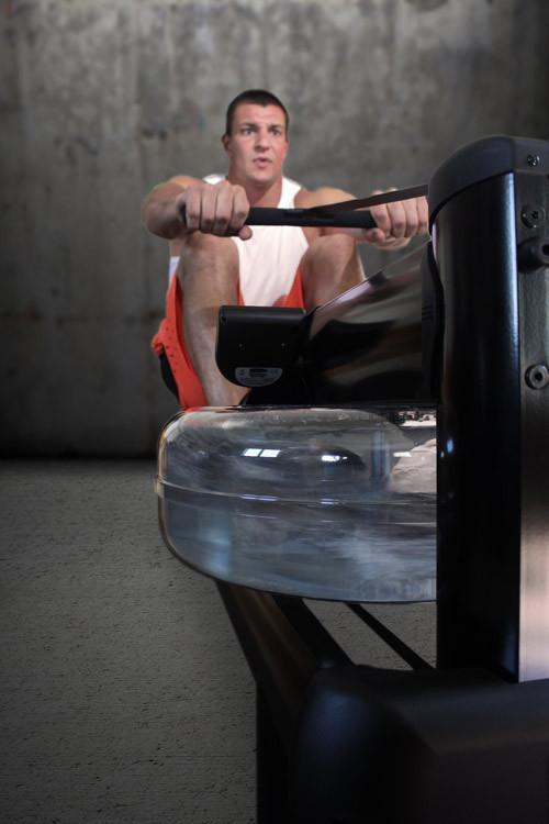 WaterRower Gronk M1 HiRise Rowing Machine Black - Final Stock WaterRower Rowers, Cross-Row waterrower_gronk-m1-with-hirise-1_view-6_de65b308-0fe8-46c7-a375-e3bf6aa0493d