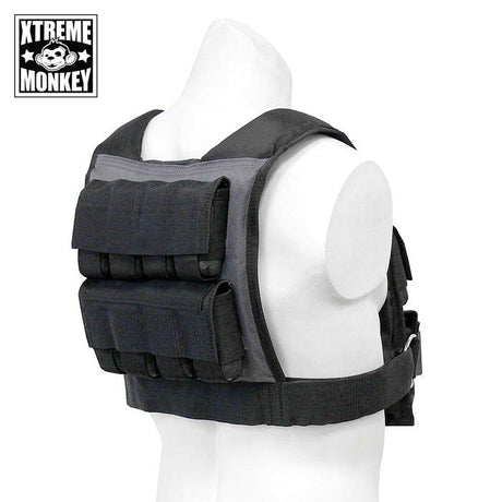 XM Fitness 35lb Commercial Weighted Vest, Adjustable XM Fitness Variants(s) - Weight xm-fitness_35lb-commercial-weighted-vest-adjustable_view-2
