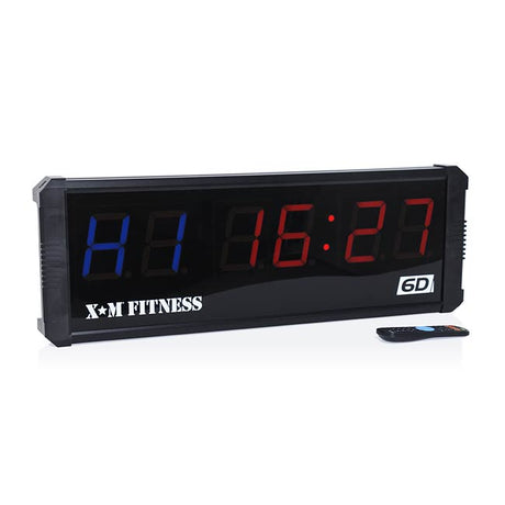 XM Fitness 6D Interval timer - Final Stock XM Fitness Agility and Speed; jump ropes, climbing and battle ropes, ladders, sled, interval timer xm-fitness_6d-interval-timer_main