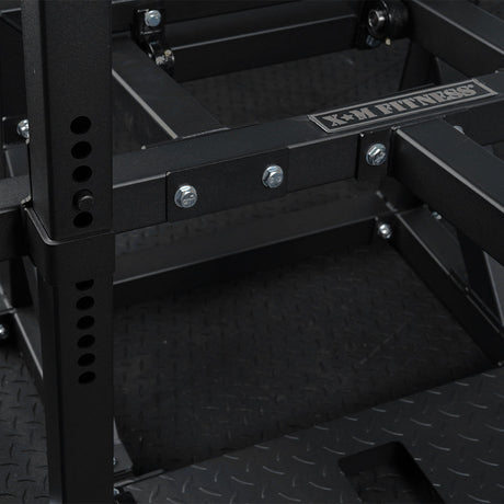 XM Belt Squat - Final Stock XM Fitness Home Gym, Small; Single stack or a-frame double stack (functional trainer). 5 functions or less xm-fitness_belt-squat-machine_view-2