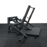 XM Belt Squat - Final Stock XM Fitness Home Gym, Small; Single stack or a-frame double stack (functional trainer). 5 functions or less xm-fitness_belt-squat-machine_view-4