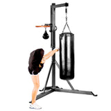 Commercial Heavy Bag Stand with Speed Bag Platform 522CBS XM Fitness MMA/Boxing; heavy bags, gloves, and wraps xm-fitness_commercial-heavy-bag-stand-with-speed-bag-platform-522cbs_view-2