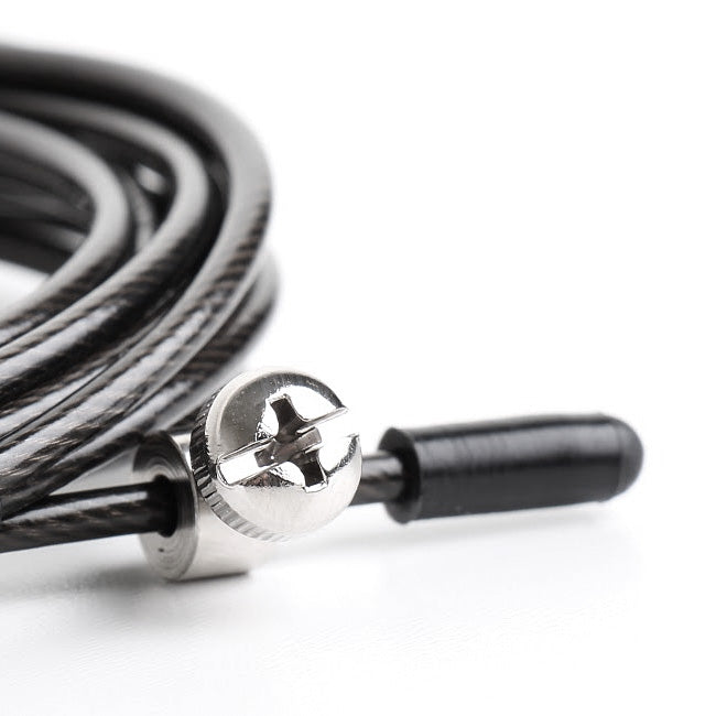 Nylon Bushing Adjustable Cable Speed Jump Rope XM Fitness Aerobics; aerobic step, HR straps xm-fitness_nylon-bushing-adjustable-cable-speed-jump-rope_view-2