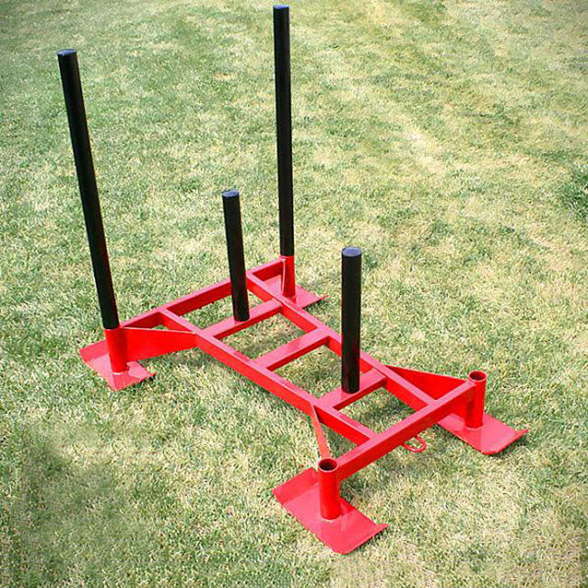 Professional Driving Power Sled Red XM Fitness Agility and Speed; jump ropes, climbing and battle ropes, ladders, sled, interval timer xm-fitness_professional-driving-power-sled-red_view-4