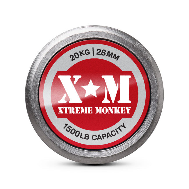 XM Fitness Mens Olympic Lifting Bar 1500lbs Capacity XM Fitness Lifting bars, weight bars, dumbbell handles xm-fitness_xtreme-monkey-mens-lifting-bar-1500lbs-bar_view-3
