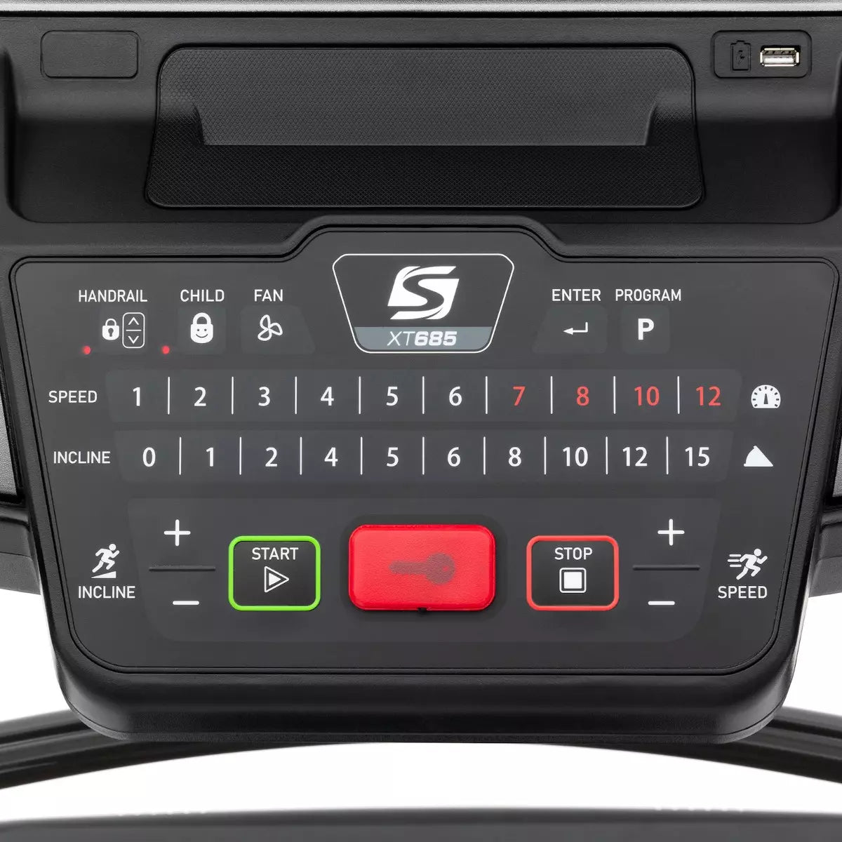Spirit XT685 Treadmill Spirit Treadmill xt685_wr_buttons_jpg_044702b4-dbb9-4535-bf88-d62de97edba7