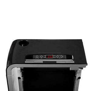 body craft space walker treadmill compact folding treadmill desk black detail display